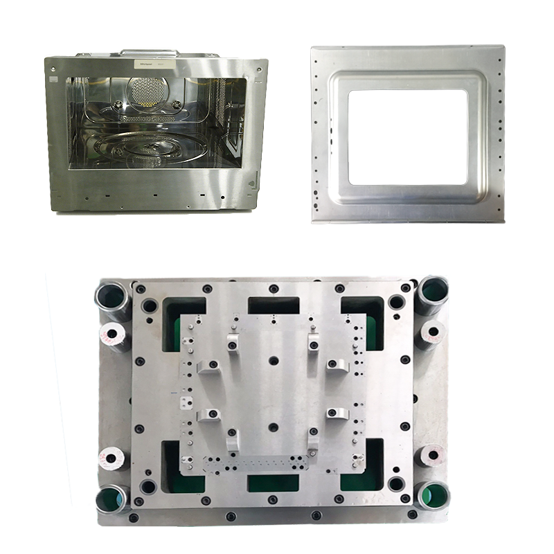 STAMPING DIE FOR MICROWAVE OVEN TOP